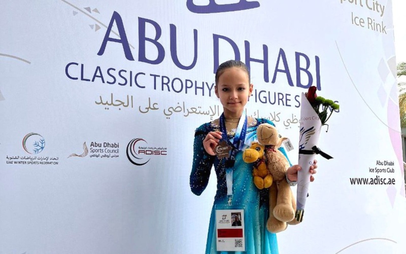 Узбекистанские юные фигуристки стали призерами турнира в ОАЭ
