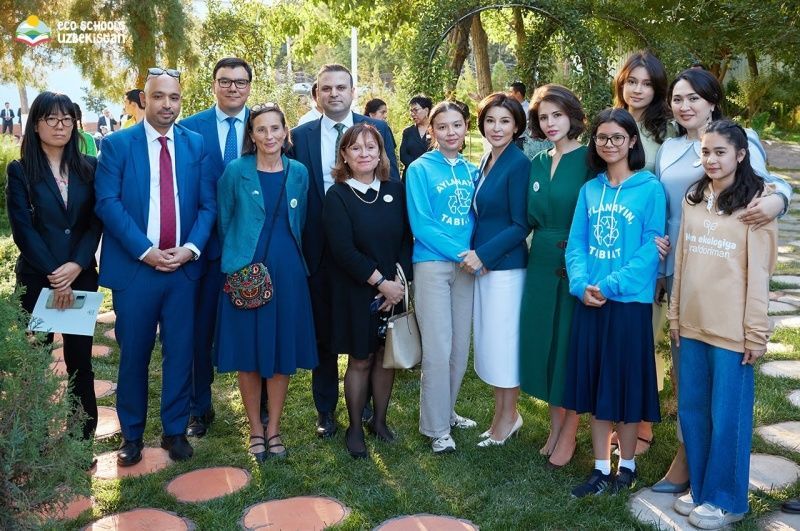 2 школы Узбекистана впервые удостоились престижной экологической награды