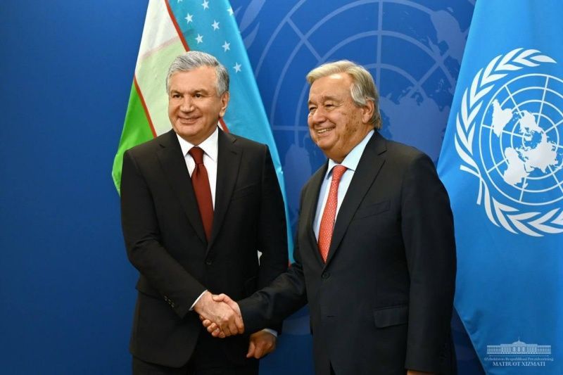 Сотрудничество Узбекистана и ООН. Какую оценку дали Президент страны и Генсек ООН