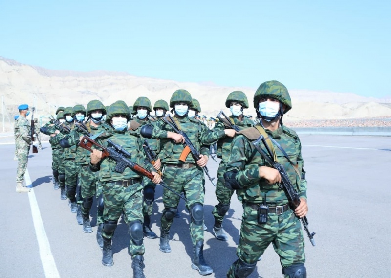 Военнослужащие Узбекистана прибыли на полигон Харб-Майдон для совместных учений