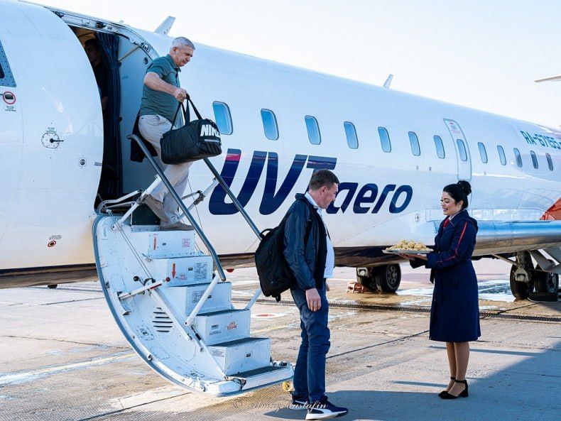 Первый полет через месяц после разрешения. Авиакомпания UVT AERO соединила Казань и Самарканд