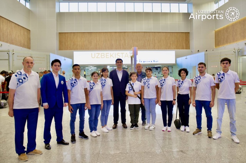 Узбекские шахматисты отправились на Всемирную шахматную олимпиаду