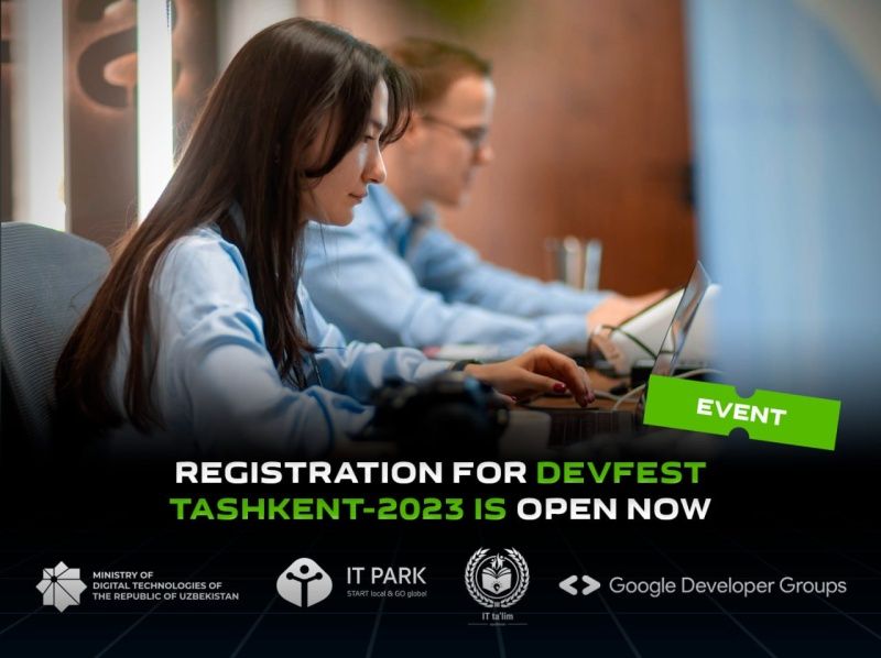 Бесплатное мероприятие для IT-специалистов о новейших технологиях пройдет в Ташкенте