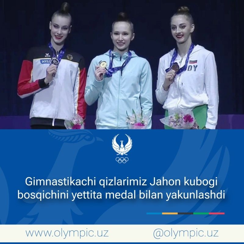 Узбекская гимнастка — обладатель 5 наград этапа Кубка мира