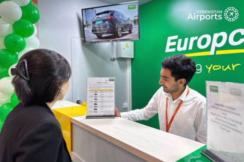 В аэропорту Ташкента открылась стойка аренды автомобилей