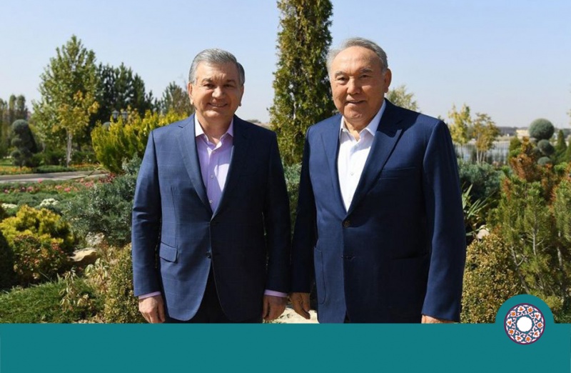Мирзиёев и Назарбаев обсудили вопросы продвижения регионального партнерства
