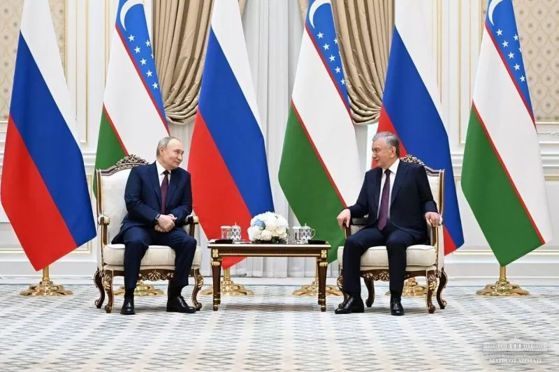 Президенты Узбекистана и России подтвердили приверженность дальнейшему расширению многогранного сотрудничества